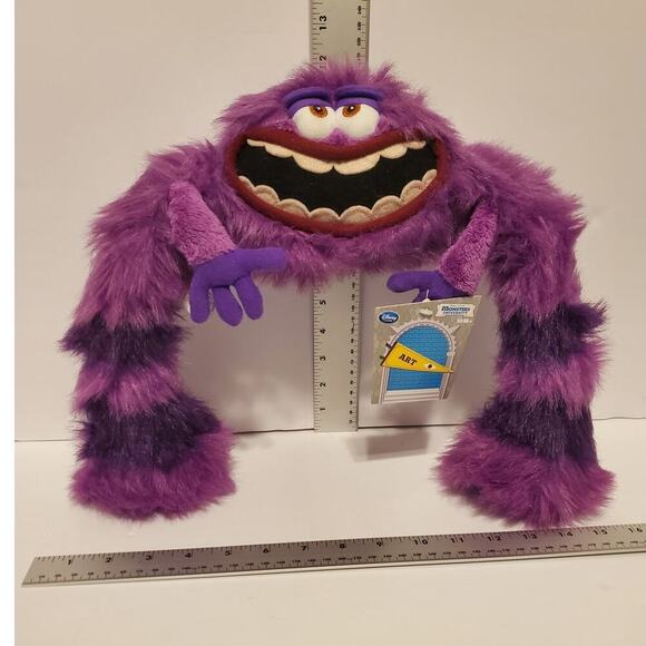 Disney Store Monster University Art Posable Stuffed Plush 12" x 14" NWT - Picture 9 of 9